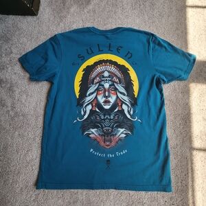 Men's Blue Graphic T-Shirt
